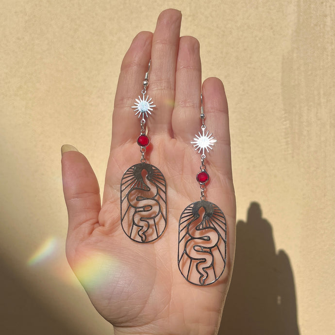 Sunny Snake Earrings 🐍