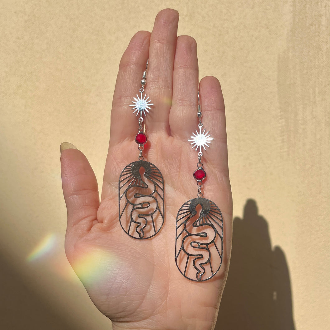 Sunny Snake Earrings 🐍