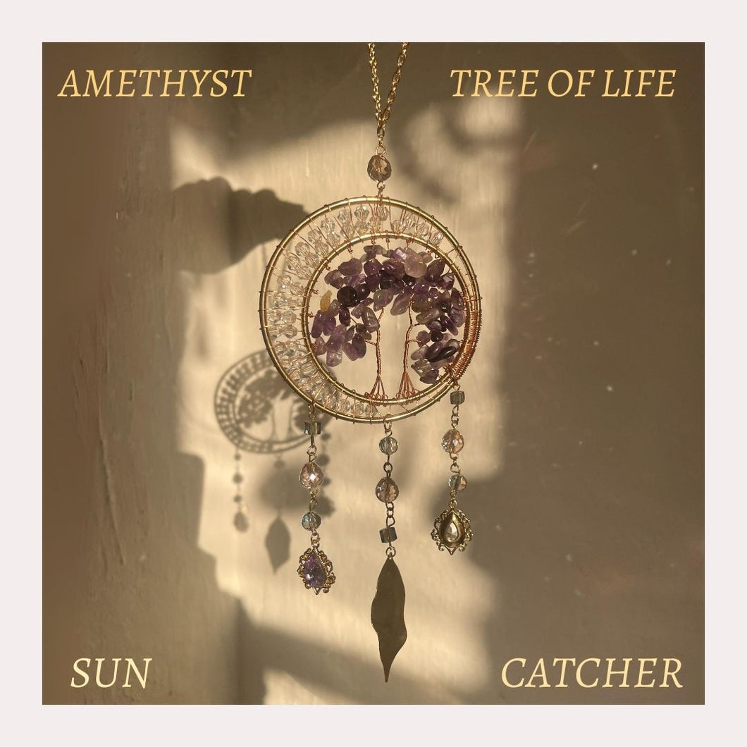 Amethyst Tree Of Life Sun Catcher 💜