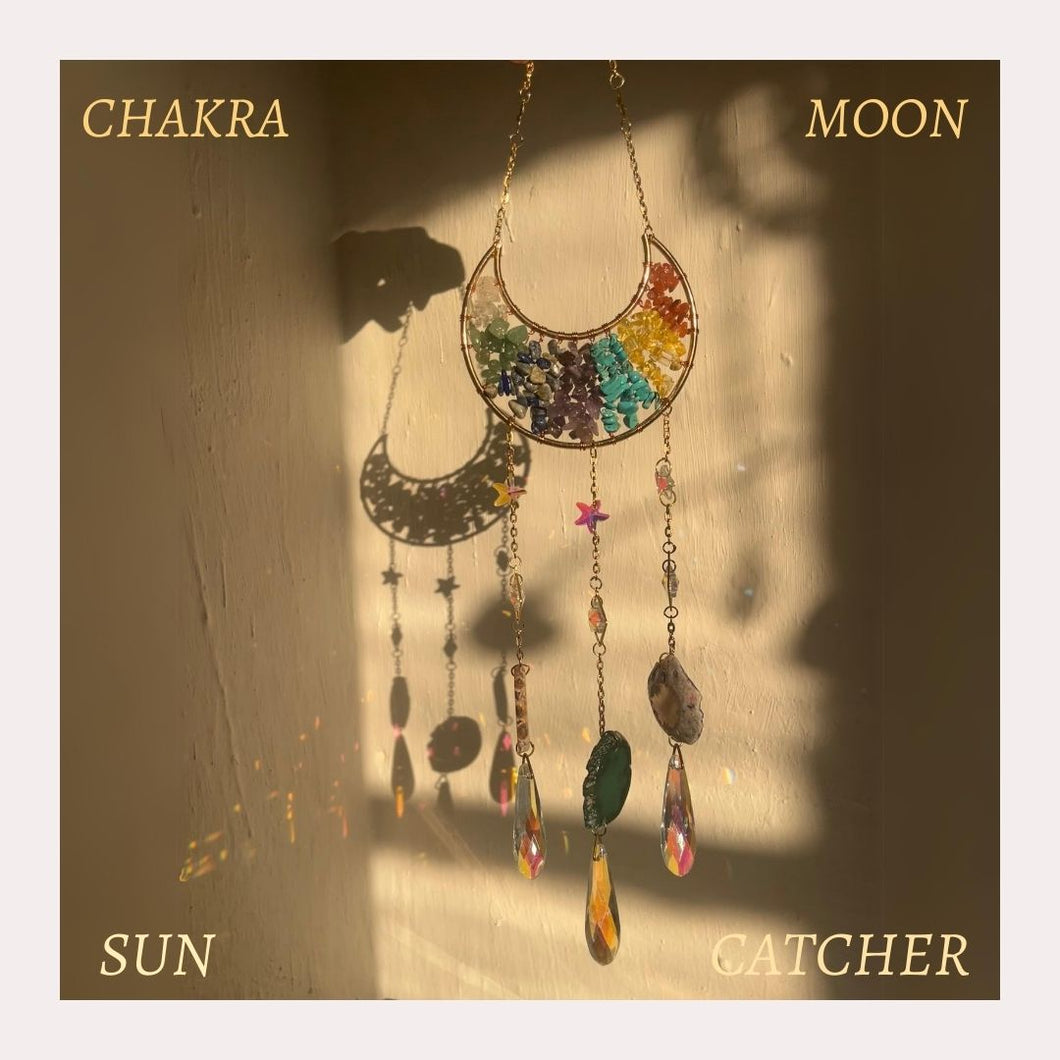 Chakra Moon Sun Catcher ✨