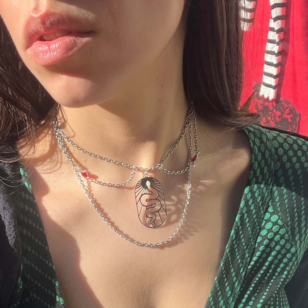 Sunny Snake Necklace ⛓️