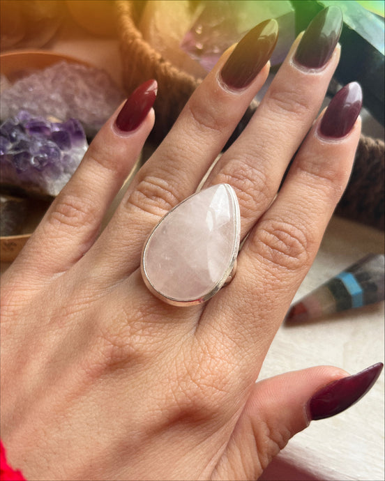 Rose Quartz Ring